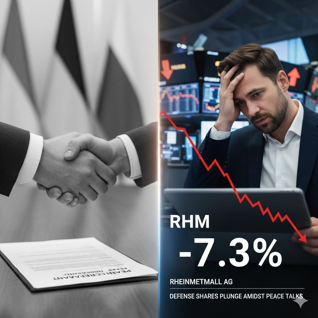Ukraine Peace Talks Spark Market Panic as Defense Stocks Tumble